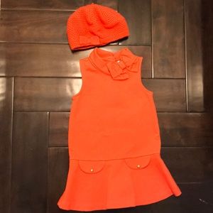 Janie & Jack dress & matching hat